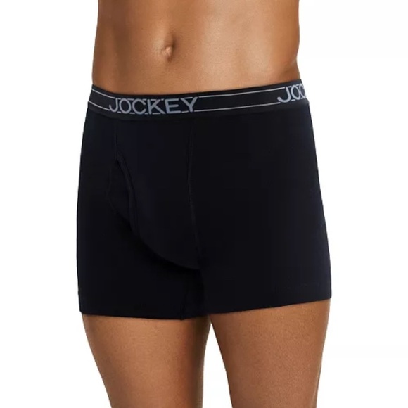 Sz SM Jockey/Hugo Boss Men's Black Boxer Briefs 2/Trio - Picture 1 of 9